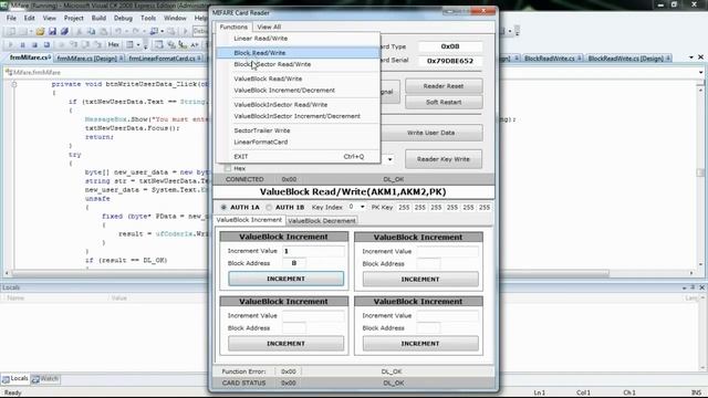 RFID NFC and Mifare programming - Visual C# (Windows) source code examples Advanced for uFRCoder смотреть онлайн