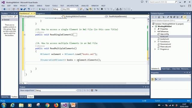 Learn Linq to XML With C# - Part 4: How to Access Multiple Elements in XML File смотреть онлайн