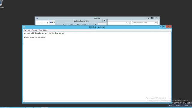 Part1 - how to join client to active directory domain in windows server 2012 смотреть онлайн