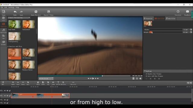 Apply the Blur Effect to Your Video - Moviemator Video Editor for Mac & PC guides смотреть онлайн