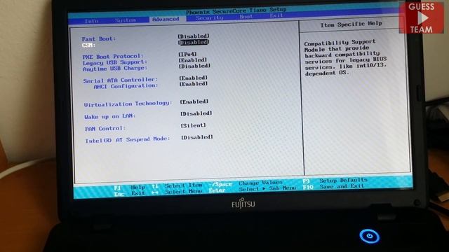 Fujitsu lifebook A series AH512 instalar windows 7 смотреть онлайн