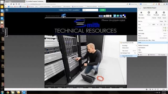 Maxthon Browser Tutorial - How To Make It Your Default Web Browser смотреть онлайн