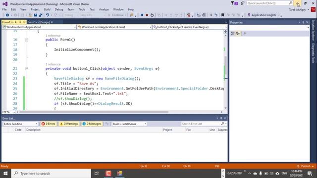C# Programming SaveFileDialog and Filters смотреть онлайн