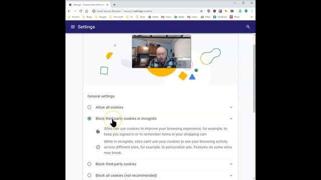 Avast Secure Browser - Turn Off 3rd Party Cookies смотреть онлайн