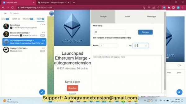 How to Scrape Telegram Group Members For FREE 2023 - Autogram Extension