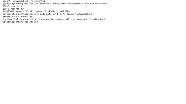 Ubuntu: Formatting 128GB SD card to ext4 with gparted смотреть онлайн