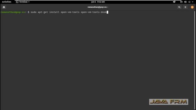 PoP!_OS 20.04 LTS installation on VMware Workstation 16 Pro with Guest Additions (Linux Tools) смотреть онлайн