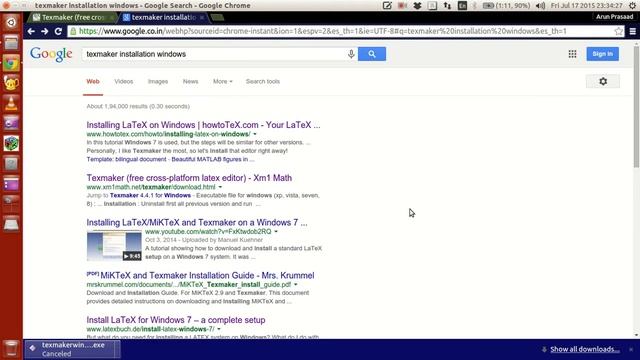 LaTeX Programming : 003 : Installing TeXmaker in Windows смотреть онлайн
