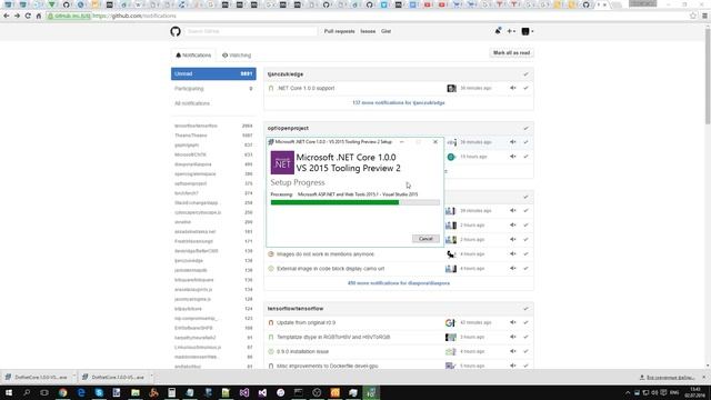 Установка .NET Core 1.0.0 RTM в Visual Studio 2015 Update 3 смотреть онлайн