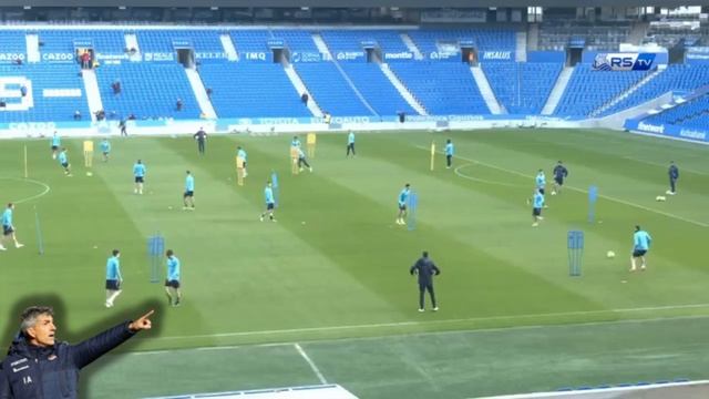 Реал Сосьедад - футбольные упражнения на улучшение навыков паса с высокой интенсивностью смотреть онлайн