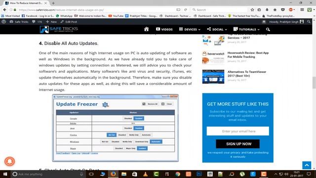 How To Reduce Unnecessary Internet Data Usage On PC Windows 7, 8, 10 смотреть онлайн