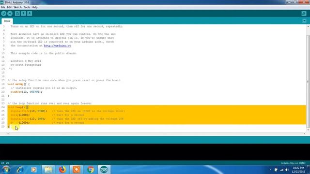 Arduino IDE, Proteus Simulation LED blinking program смотреть онлайн