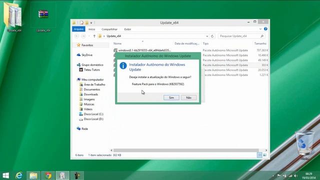 Como baixar e instalar o Updade 1 do windows 8.1 - Versão final / PT-BR смотреть онлайн