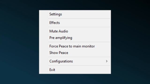 Peace Equalizer - Tutorial 16 Peace menu in Windows system tray смотреть онлайн