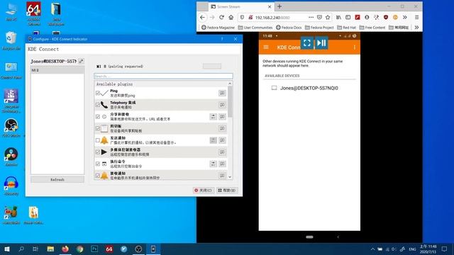 How to transfer files wirelessly between your Android phone and windows PC----Using KDE Connect! смотреть онлайн