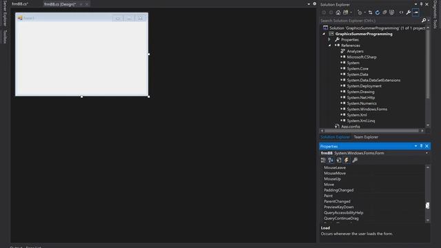 1. Graphics - Bouncing Ball C# смотреть онлайн