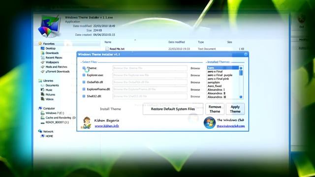 Windows 7: Install Your Custom Themes Easily смотреть онлайн