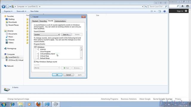 Windows 7 - How to disable annoying Mouse click beeping sound смотреть онлайн