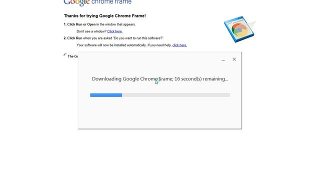 Installing Google Chrome Frame - Internet Explorer смотреть онлайн