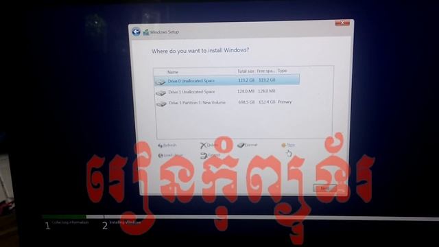How To setup windows 10 so easy speak khmer - របៀបឈូសវីនដូងាយៗ смотреть онлайн