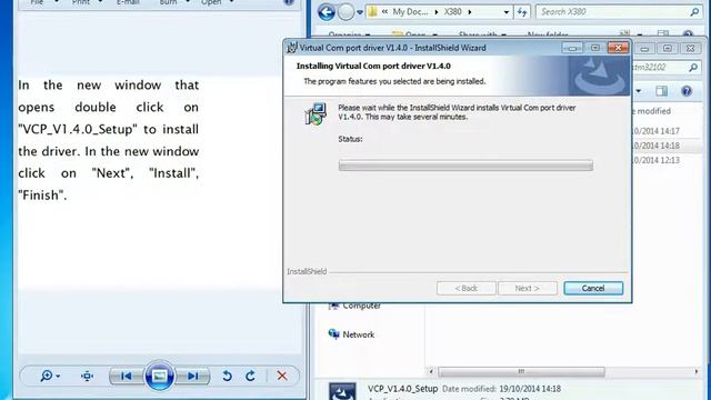 Install the x380 driver and Ground Station software on Windows 7 смотреть онлайн