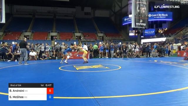 122 Lbs Rnd Of 64 Bella Andreini Washington Vs Sydney McGhee Missouri смотреть онлайн