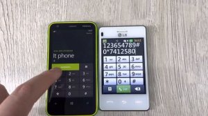 Incoming calls Mini LG- T370 & Windows Phone Nokia Lumia 620