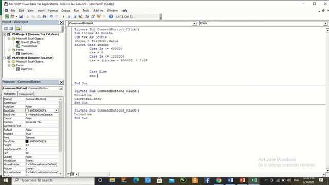 How to make Income Tax Calculator using VBA Coding #Microsoft Excel смотреть онлайн