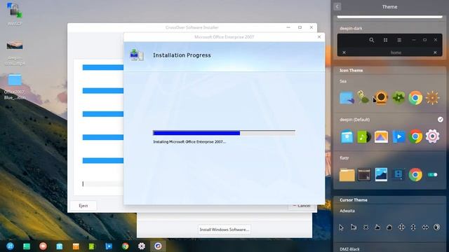 How to Install Microsoft office 2007 in deepin with crossover смотреть онлайн
