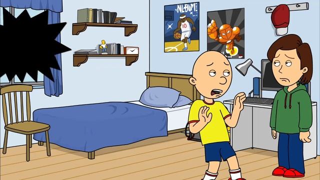 CGG #2 Caillou Screams Like A Crazy Korean/Smashes His Window/Grounded/Thrown Out The Window смотреть онлайн