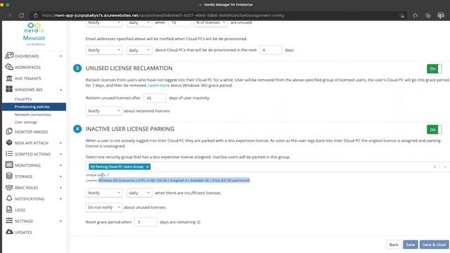 Windows 365 License Optimization - Part 3: Inactive Use License Parking (AVD Demo of the Day) смотреть онлайн