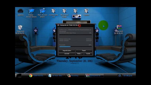 descargar tema HUD BLUE para windows 7 смотреть онлайн