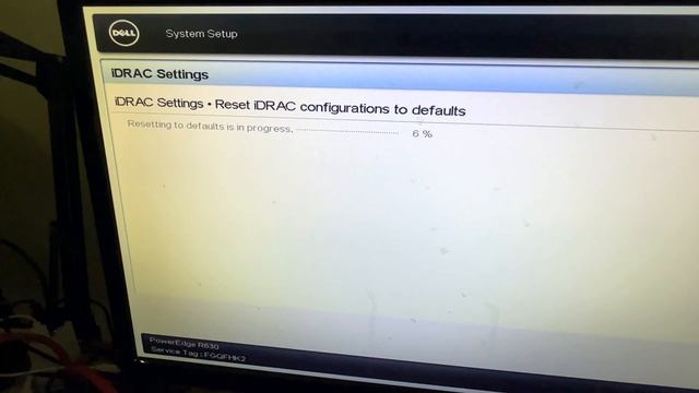 RESET DELL IDRAC CONFIGURATION / SETTING TO FACTORY DEFAULT