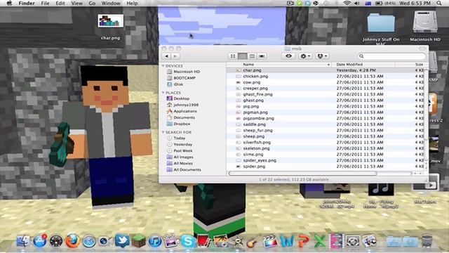 How To Put Your Own Skin In Cracked Minecraft (SINGLE PLAYER ONLY!!!) смотреть онлайн