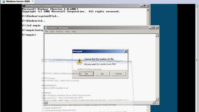 NTFS STREAMS смотреть онлайн