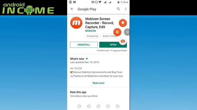 Mobizen Screen Recorder - Record, Capture, Edit And Publish Any Where