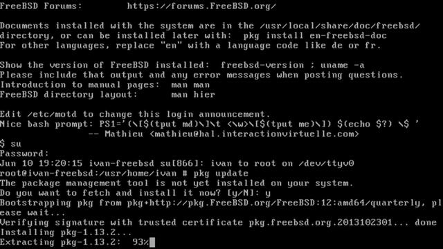 FreeBSD 12.1 + xfce + lightdm installation (with all steps in the first comment) смотреть онлайн