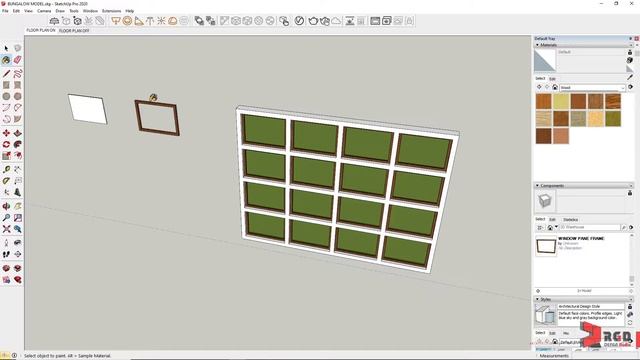 Architectural Modeling Pt 5: Applying Materials to a Simple Window смотреть онлайн
