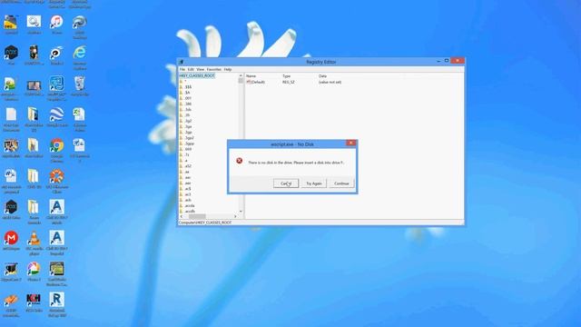 How to remove wscript.exe -No Disk смотреть онлайн