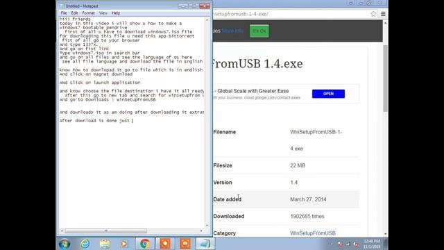 How to make bootable pendrive Windows 7 in hindi смотреть онлайн