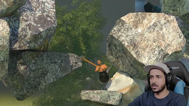 getting over it لعبة تجيب الساحق والماحق والمرض المتلاحق смотреть онлайн