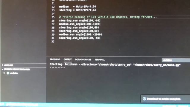 EV3 Turning Bevel Bot - MicroPython смотреть онлайн