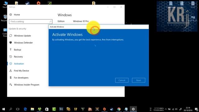 How to activate Windows 10 using Product key Retail (Genuine legal) via Online activation смотреть онлайн