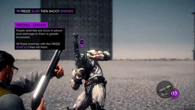Saints Row IV - Equip Freeze Blast (Press F1), Then Shoot Enemies (Press Q) смотреть онлайн