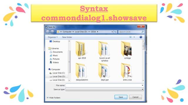 Common Dialog control in VB6.0 смотреть онлайн