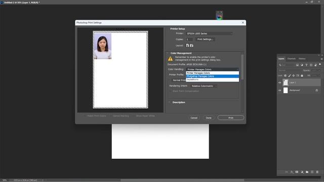 Cài đặt máy in Epson L805 và in ảnh thẻ trên Photoshop смотреть онлайн