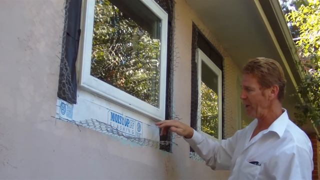 Stucco lathing on saw-cut window holes смотреть онлайн
