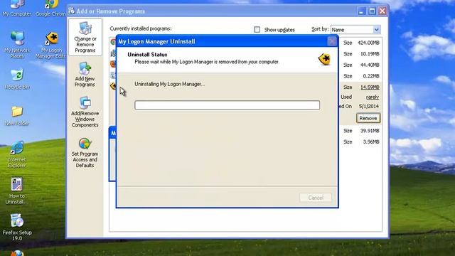 How to remove My Logon Manager 1.0.1.9 смотреть онлайн