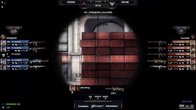 Classificatória Brasileira para o mundial - Fps4ever e-Sports x Team One - Quarta Fase смотреть онлайн