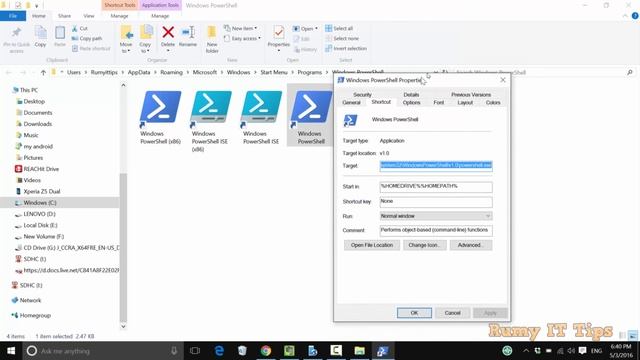 How To Always Run PowerShell As Administrator In Windows 10 смотреть онлайн